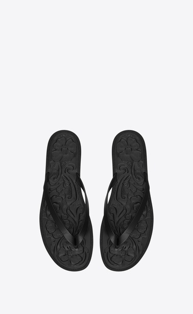 Leather flip flop sandal